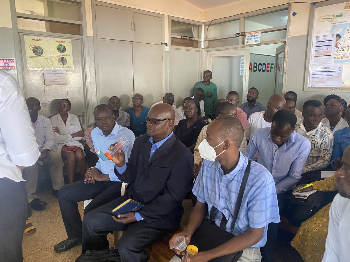 Pre-World Asthma Day CME Session

In collaboration with <a href="/Lung_Institute/">Makerere University Lung Institute</a> and <a href="/JinjaRRH/">Jinja Regional Referral Hospital</a> , a Continuing Medical Education (CME) session is currently underway at Nalufenya Children’s Hospital.

<a href="/rnantanda/">Dr Rebecca Nantanda</a> <a href="/Zahranamuli/">Zahra Namuli Ssentongo</a> <a href="/desmondbenja2/">Desmond Benjamin Tatumwa</a>