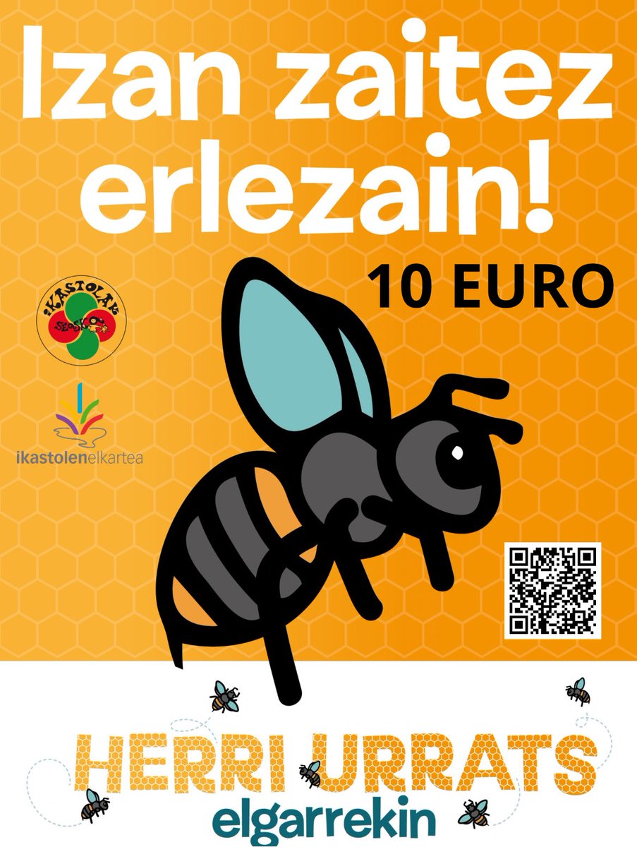 HerriUrrats's tweet photo. Izan zaitez ERLEZAIN!!.
⁦@seaskaikastola⁩ ⁦@seaskaikastola⁩

https://t.co/4olNC2Gt7z. https://t.co/nVBiRocW1m
