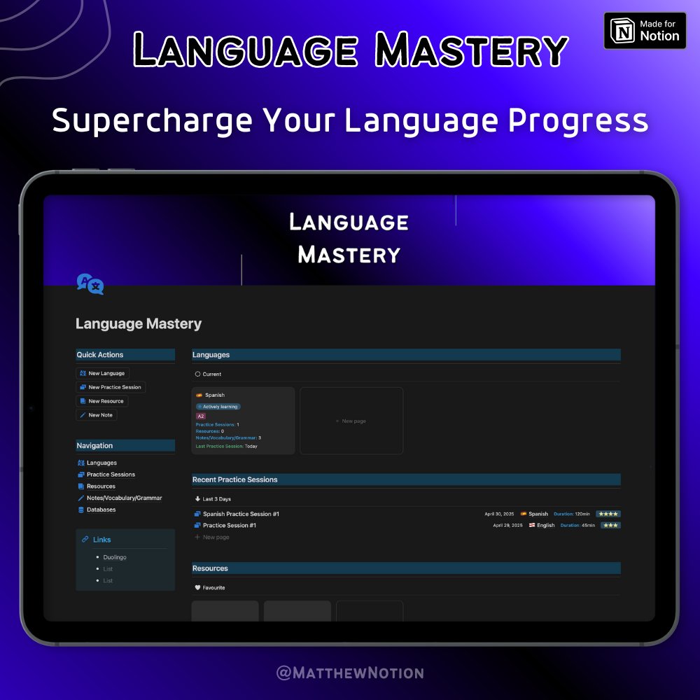 New challenger on the horizon!

My next product - Language Mastery is now live on ProductHunt and Fazier.

The best system for learning new languages and tracking your language progress.

Can I count on your support?

Every upvote, comment and repost means everything to me :)