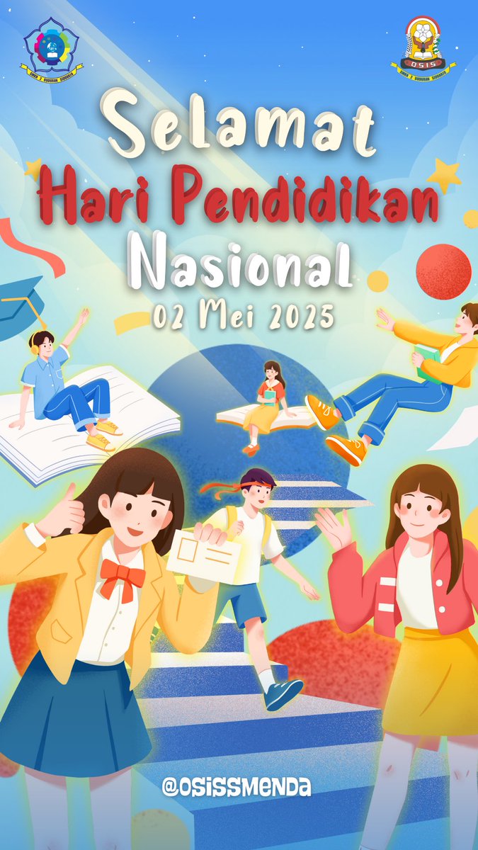 Selamat Hari Pendidikan Nasional 2025!
📖✨ “Pendidikan adalah senjata paling ampuh untuk mengubah dunia.” – Nelson Mandela

Di Hari Pendidikan ini, mari kita terus menyalakan semangat belajar, membuka wawasan, dan menciptakan masa depan yang lebih cerah!

#Hardiknas2025