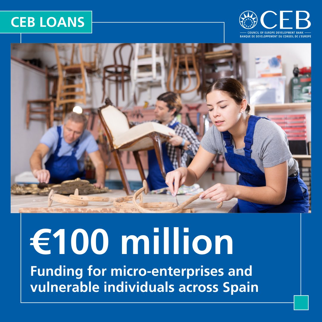🇪🇸Our €100 million loan to Nuevo MicroBank, Spain’s only dedicated #microfinance institution, will expand access to finance for micro-enterprises and vulnerable individuals across the country👉tinyurl.com/3nm6bj45