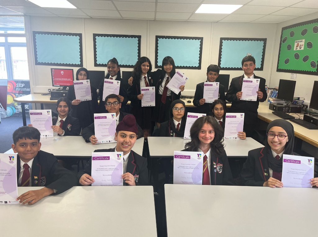 HarperGreen's tweet image. Huge congrats to our 3rd group of young interpreter graduates! Your hard work and dedication shine. With this, recruitment is OPEN for the final training of the academic year—starting 2nd of June. Don’t miss out!
@YISCHEME #WAH #StudentLeaders #Proud