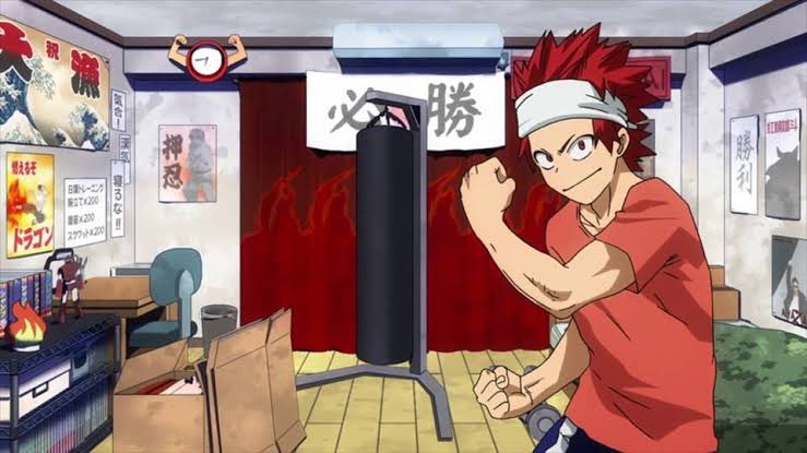 aitaikimochi's tweet photo. Kirishima's Pro-Hero profile says that his room in U.A. Academy is ranked as Top 2 of "Rooms that women would never want their boyfriend to have."

Perhaps that "Manliness" just doesn't resonate with a woman's heart? https://t.co/MueRQyPGQY
