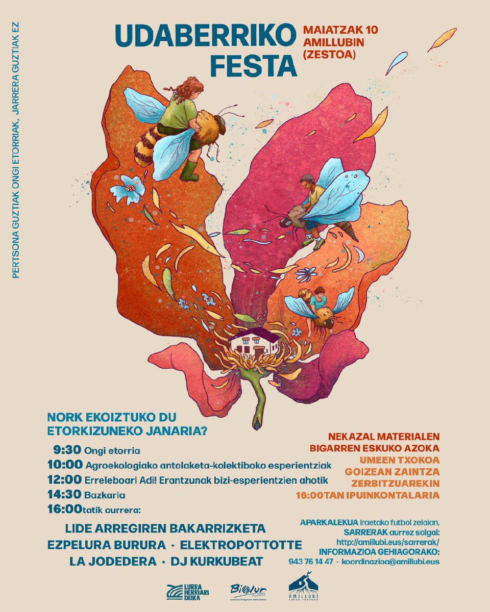 Animatu, eta etorri gozatzera eta AMILLUBI proiektua babestera!
Sarrerak hemen 👉entradium.com/eu/events/udab…