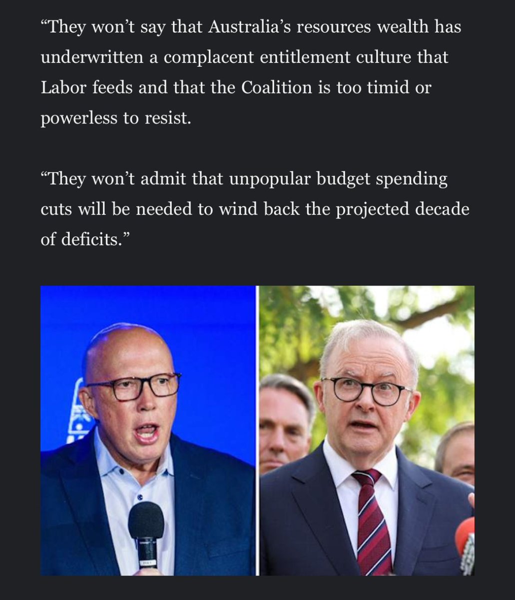 Best summary of Australian politics