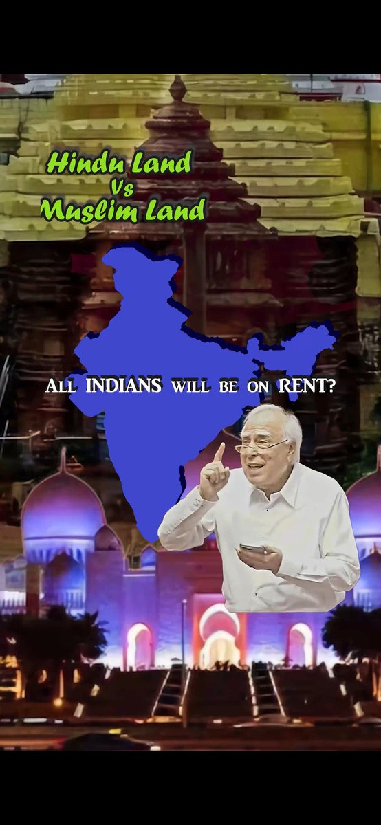 StatesmanFrom's tweet photo. Whose Land is it - Indian Land Or Religious Real Estate!? #waqfact

https://t.co/51m1ZUJtTN https://t.co/2oCiPFWFxY
