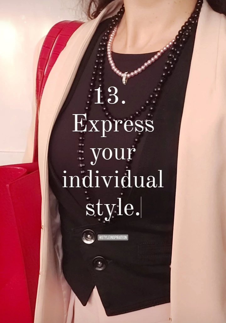 Anna_Christina_'s tweet photo. 13. Express your individual style.
#style #whyarewehere https://t.co/jg5w80SMQF