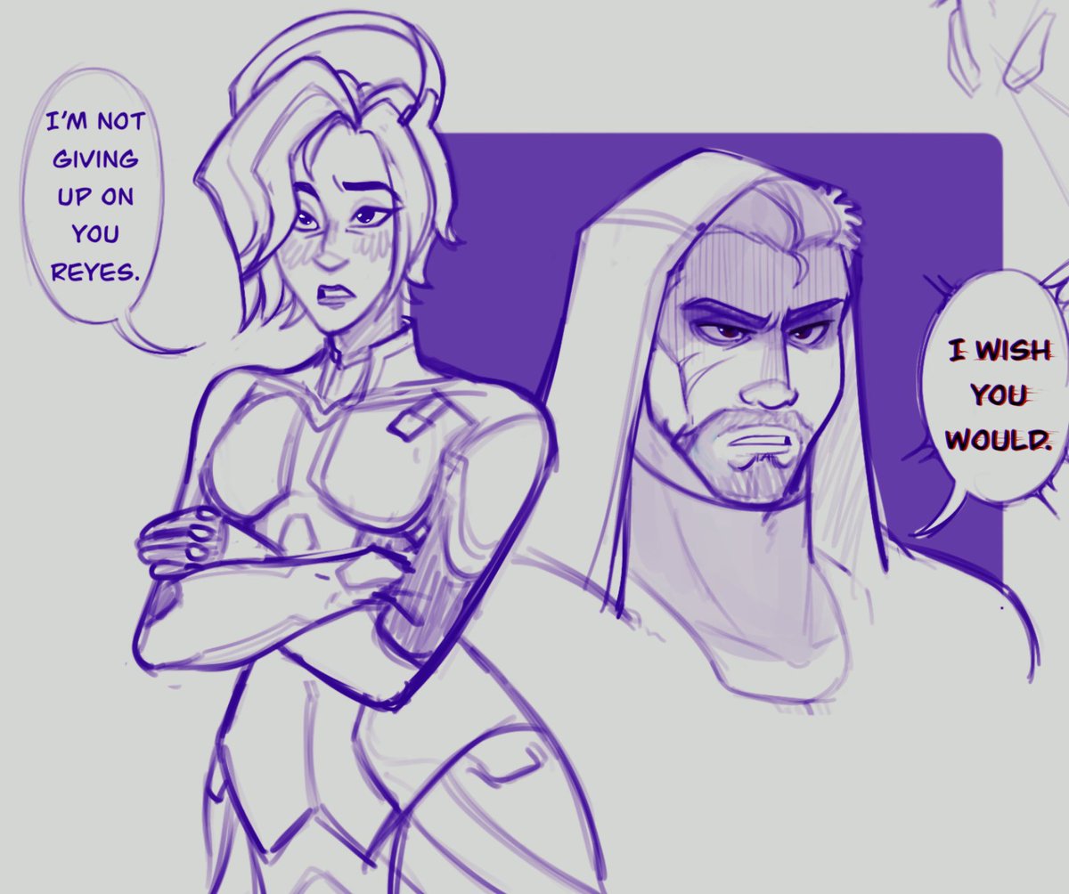bobinapples's tweet image. Been in a funk but here’s some Overwatch sketches :] #Overwatch2 #ramattra #mercykill #Overwatch