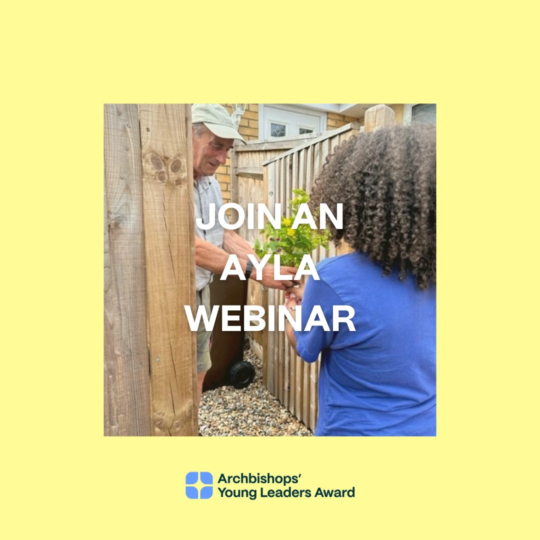 📣This term we are hosting free webinars to introduce schools to the Archbishops’ Young Leaders Award⭐ available for Primary &amp; Secondary. 
We’d love to tell you more! #AYLA #youngleaders
👉Book your place at: abyyt.com/events