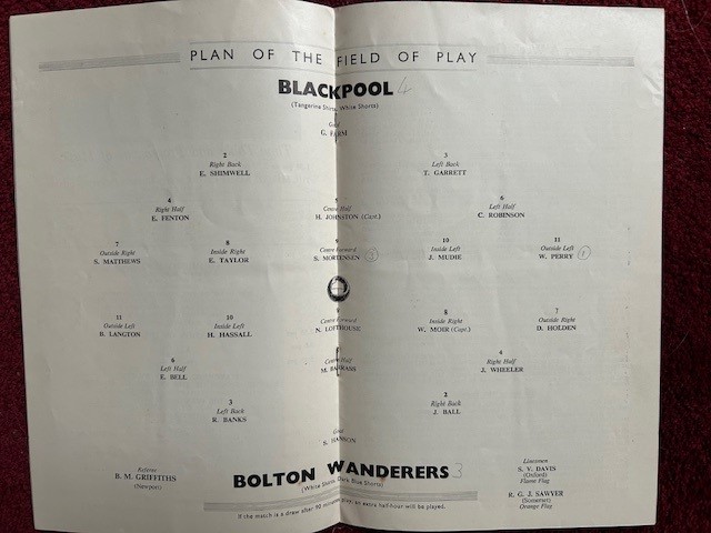 On this day #OTD 1953 <a href="/wembleystadium/">Wembley Stadium</a> from our archive. One of the most famous #EmiratesFACup finals; #Blackpool beat #Bolton Wanderers #bwfc 4-3.  Stan Mortensen scores a hat-trick as Blackpool come from 3-1 down.  Stanley Matthews with two assists, finally gets a winners medal