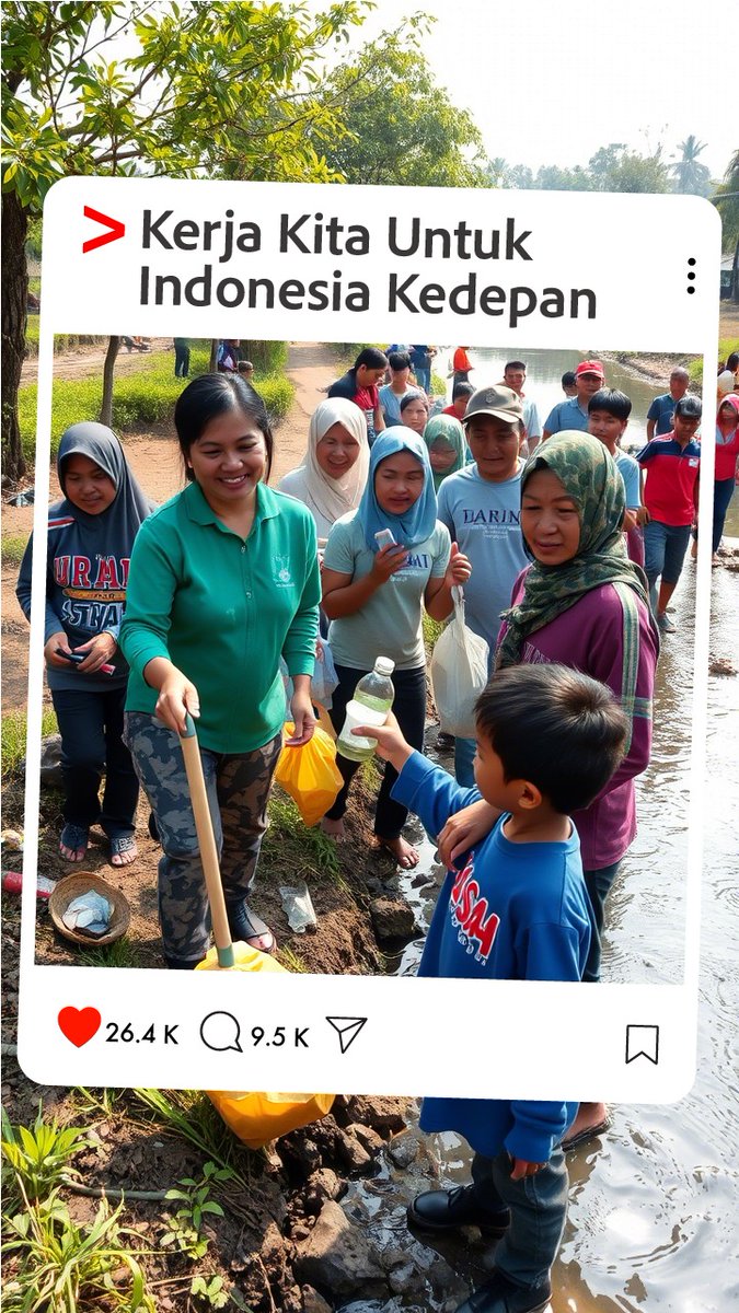 Kita liat sekarang kenyataan dan usaha konkret. Pemimpin bergerak demi Indo makin merata, sejahtera, dan buah hati besar cerdas otomatis. Mari backup bergotong-royong!
Untuk Generasi Emas Kita