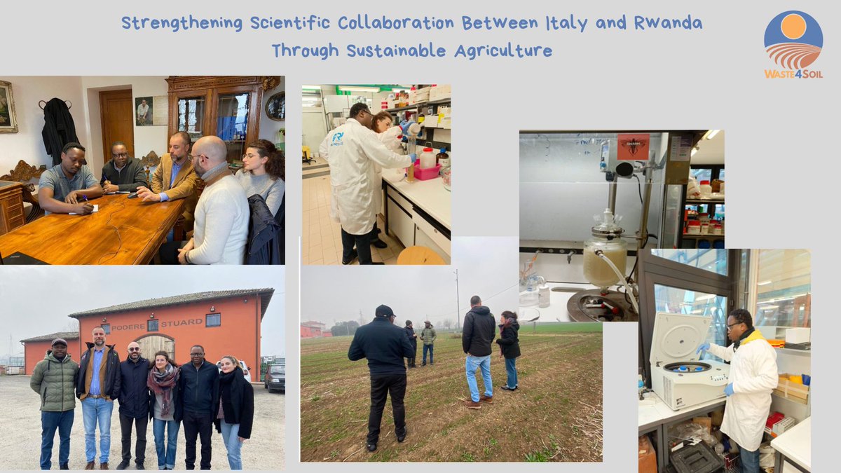 Waste4Soil (@waste4soil) on Twitter photo Strengthening Global Collaboration for Sustainable Agriculture 🌱
From 14 to 28 February, our partner <a href="/unipr/">Università di Parma</a> led two impactful weeks of tailor-made activities for scientists from #RwandaPolytechnic and the #UniversityofRwanda, focusing on food science, technology, and Strengthening Global Collaboration for Sustainable Agriculture 🌱
From 14 to 28 February, our partner <a href="/unipr/">Università di Parma</a> led two impactful weeks of tailor-made activities for scientists from #RwandaPolytechnic and the #UniversityofRwanda, focusing on food science, technology, and