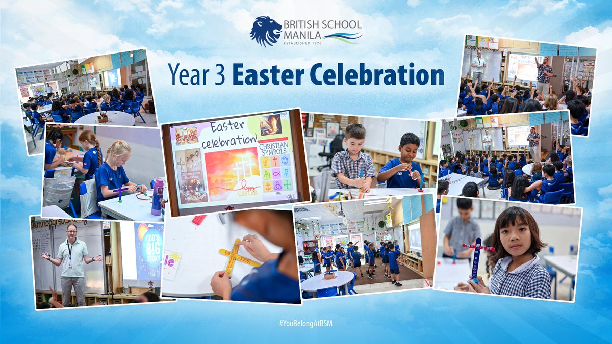 Our <a href="/BSMY3/">BSMY3</a> had an egg-cellent time celebrating Easter, from learning about its tradition &amp; history up to creating arts &amp; crafts, it was a fun way to celebrate and learn about Easter! 🐣

#YouBelongAtBSM #BritishSchoolManila #BSM