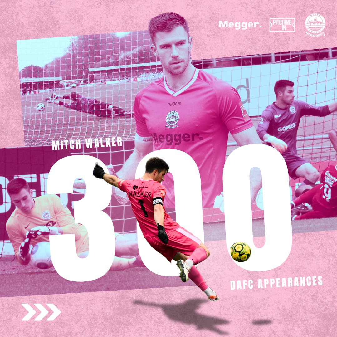 Dover Athletic FC (@doverathletic) on Twitter photo 🧤3️⃣0️⃣0️⃣
A huge congratulations to goalkeeper and captain Mitch Walker who will today make his 300th appearance for Dover Athletic 👏 
Legend.
#OneTownOneTeamOneDover ⚪⚫️ 🧤3️⃣0️⃣0️⃣
A huge congratulations to goalkeeper and captain Mitch Walker who will today make his 300th appearance for Dover Athletic 👏 
Legend.
#OneTownOneTeamOneDover ⚪⚫️