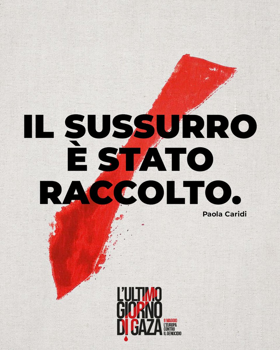 gazalastday's tweet photo. E' stato il nostro comune disagio il filo che ci ha unito. Sentirsi a disagio di fronte all'enormità della strage quotidiana a Gaza. Lo abbiamo chiamato "il sussurro", fatto di pensieri, di poche parole, di senso di inadeguatezza, di silenzi, di imbarazzo, di malessere. 1/n https://t.co/PFUIIhw3ZF