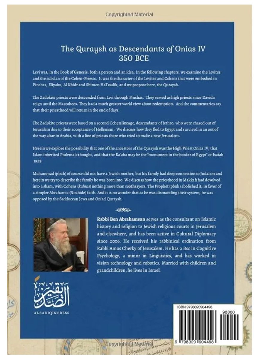 AliCivan34's tweet photo. Kureyş, Haniflik ve Tapınak Mirası: Ben Abrahamson'un Tezi

İslam’ın erken dönemine Yahudi Tapınak geleneği perspektifinden derinlemesine bir bakış.

5 bölümlük analiz çok yakında!

#Cuma 
#Kureyş
#Haniflik
#İslamTarihi
#alternatiftarih 
#BenAbrahamson https://t.co/0MdUDR906Q