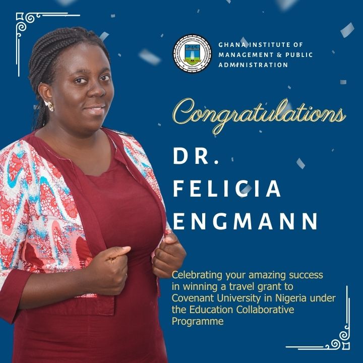 Kudos to Dr. Felicia Engmann for being awarded a travel grant from Covenant University, Nigeria, through the Education Collaborative Program!