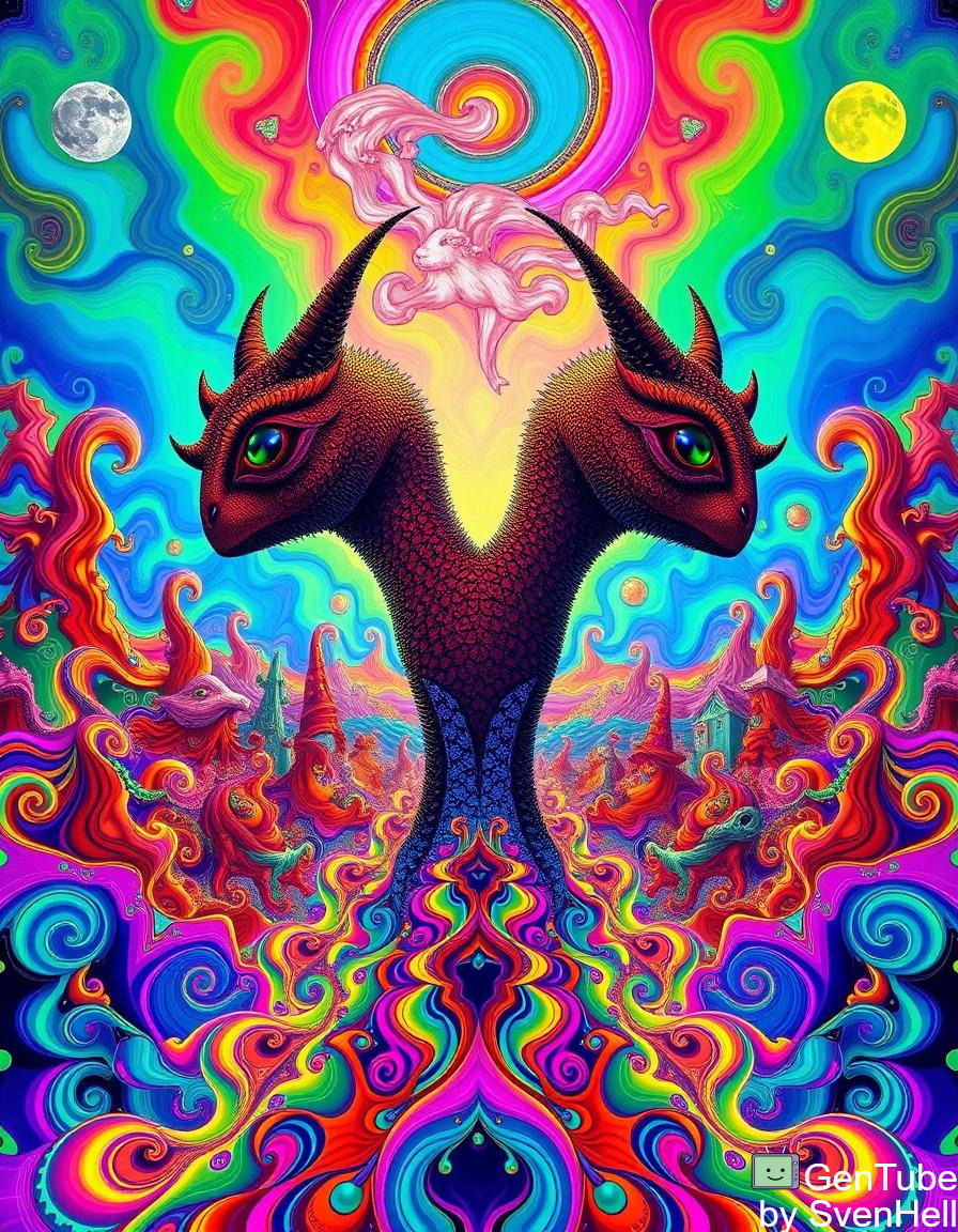 friendsofdalle3's tweet photo. Hello, everyone. I just created the #Genblock "Psychedelic Extravaganza" in @GenTube_app, and damn, this one is fun to play with: https://t.co/CpN8lWFr2j
#AI #gentube #gentubeAI #psychedelic #trip #AIArt #aiartcommunity
(@SvenIsHell/#friendsofdalle3) https://t.co/NIcGid31Rb