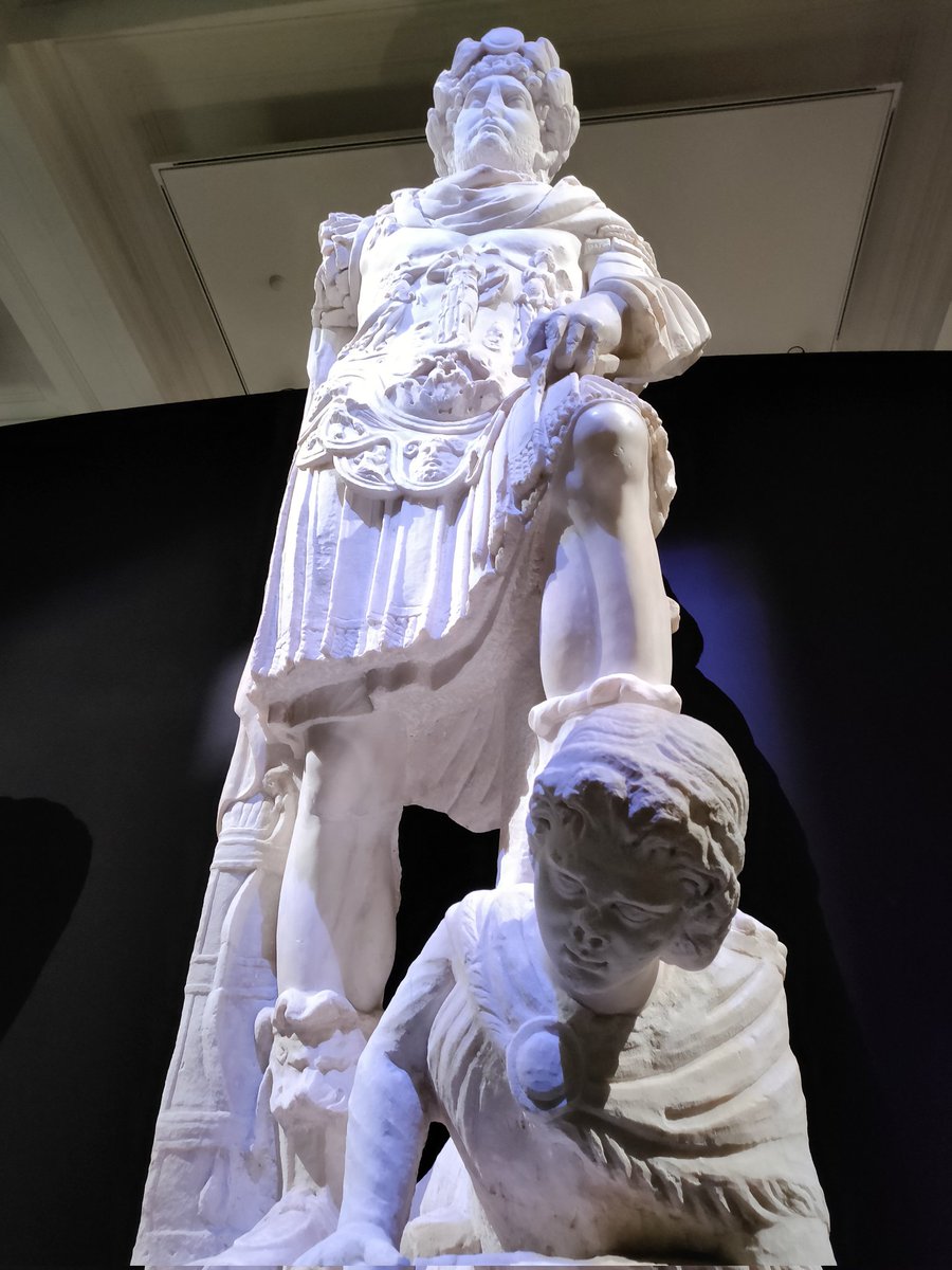 The awesome power of the Roman Empire personified...

Admire this fascinating statue of the emperor Hadrian trampling a vanquished barbarian

Found in Hierapytna, Crete
Now in the Istanbul Archaeological Museum