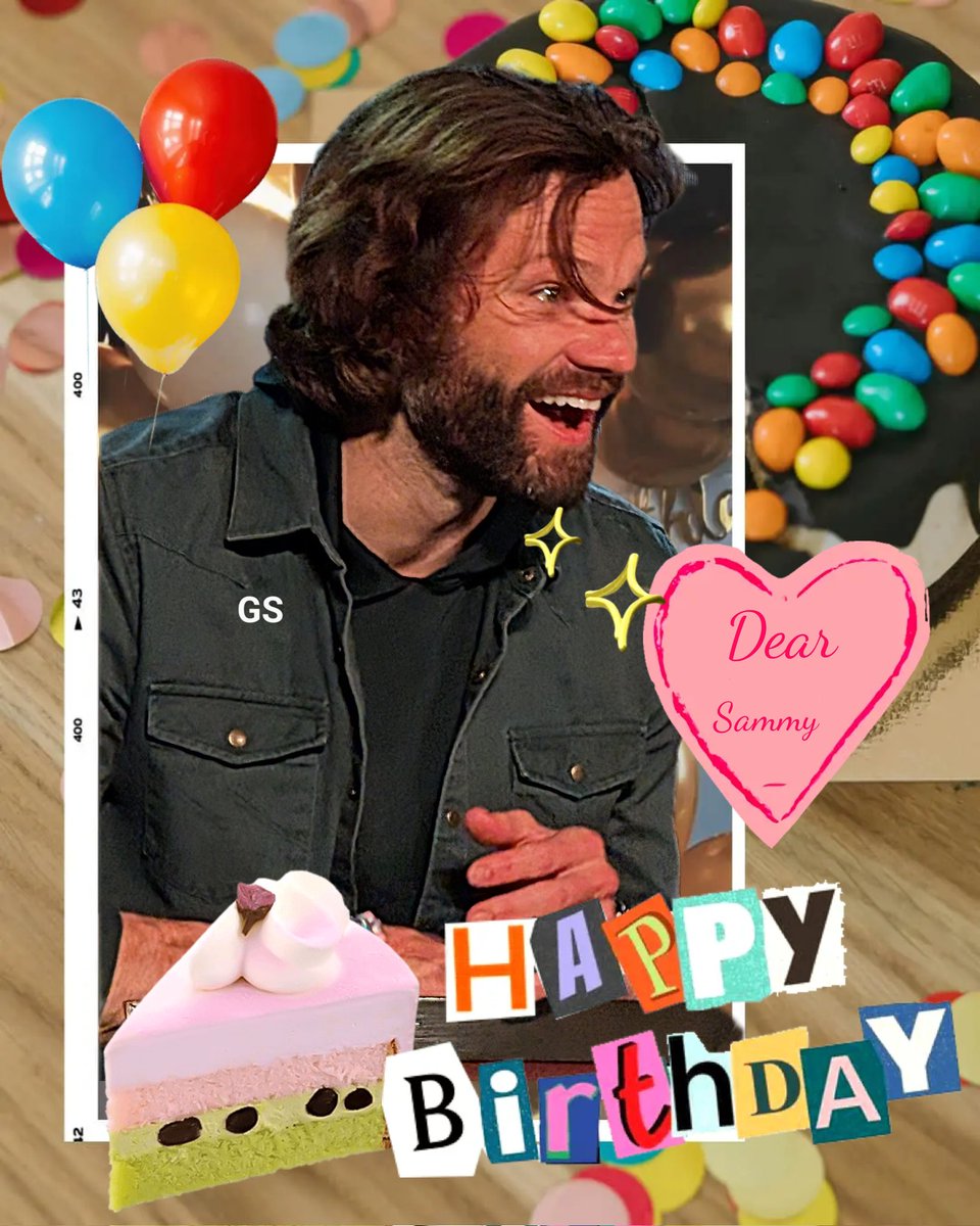 gabstdv's tweet image. Happy Birthday Sam Winchester. You're the best and you captured my heart ❤️🎂🥳🎈
#JaredPadalecki
#WeLoveYouJaredPadalecki
#SPNFamily
@jarpad
