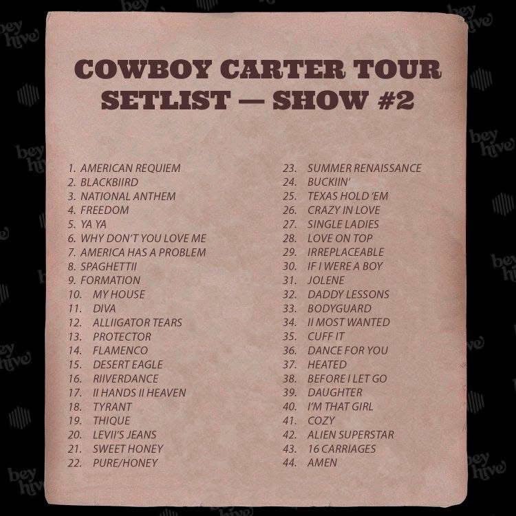 COWBOY CARTER Tour tweet media