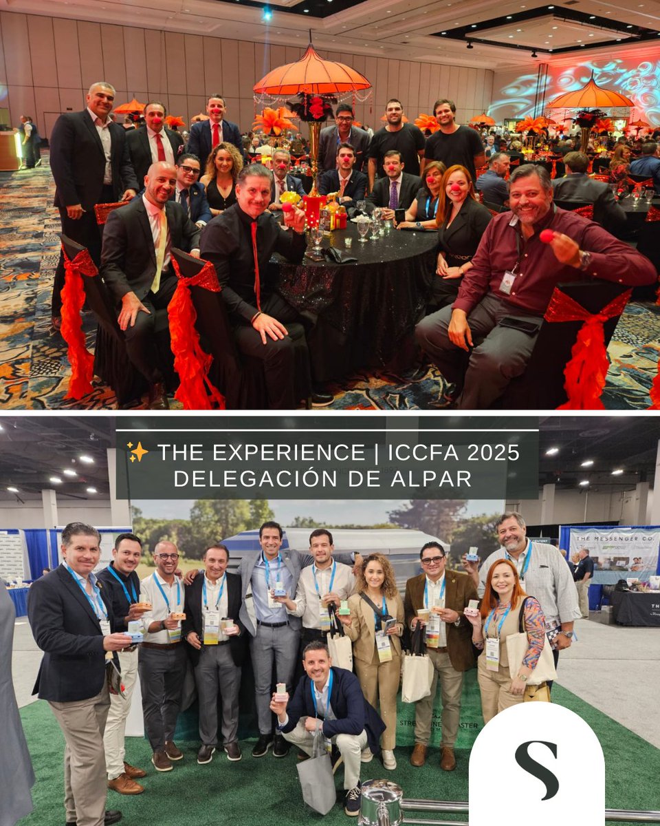 SortemDelivery's tweet photo. ✨ The Experience | ICCFA 2025
Desde Sortem hemos vivido unas jornadas emocionantes en la convención internacional de @iccfa , participando activamente como miembros del Consejo Directivo de ALPAR.
#SomosALPAR #ALPAR #ICCFA2025 #ICCFAExperience #Sortem https://t.co/oN0SzXrIAb