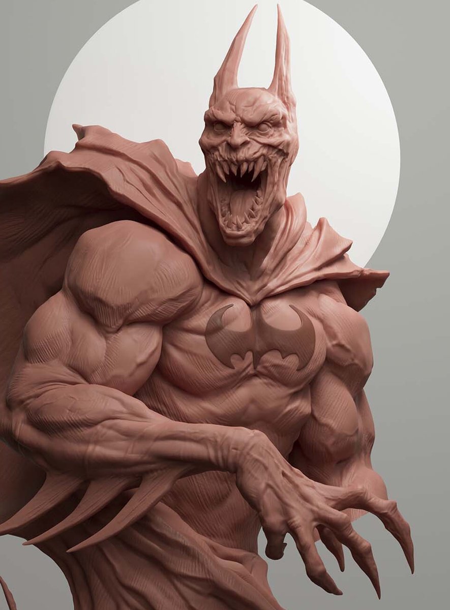 ArtofRishikesh's tweet image. more #Throwback Weekend Sculpting series 2023 - Vampirebatman Bust based on the sketch by tentaclesandteeth
Sculpted in @maxonzbrush and rendered in Maya (Arnold).artstation.com/artwork/DvLbZA
#Batman #ArtistsOnX