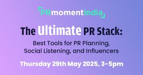 PRmoment India (@prmomentindia) on Twitter photo Ditch PR tool chaos!
Discover top tools for planning, analytics & influencer outreach with <a href="/JonnyBentwood/">Jonny Bentwood</a> #NipunJain & <a href="/shonalic/">Shonali C</a> on May 29th (3-5 PM IST). Early bird ₹3K!
Register here bit.ly/431jWbj
Note: The webinar recording will be shared
<a href="/PaarulC/">Paarul Chand</a> Ditch PR tool chaos!
Discover top tools for planning, analytics & influencer outreach with <a href="/JonnyBentwood/">Jonny Bentwood</a> #NipunJain & <a href="/shonalic/">Shonali C</a> on May 29th (3-5 PM IST). Early bird ₹3K!
Register here bit.ly/431jWbj
Note: The webinar recording will be shared
<a href="/PaarulC/">Paarul Chand</a>