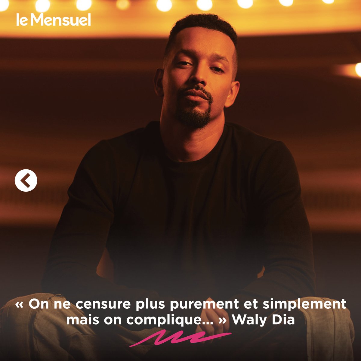 L'interview du Mensuel ! 🤩
🎤 Waly Dia en interview pour la tournée du spectacle « Une heure à tuer » 

Pour lire l'interview en intégralité, rendez-vous sur notre site internet 👉 le-mensuel.com/waly-dia-inter…

#mensuel #mensueladdict #actu #local #presse #culture #interview #walydia