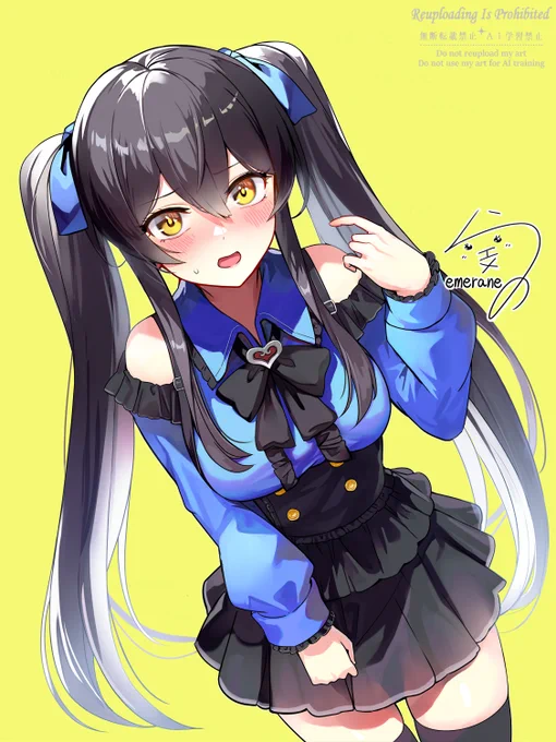 オリジナルの地雷系ファッションの女の子Skebリクエストありがとうございました! 
