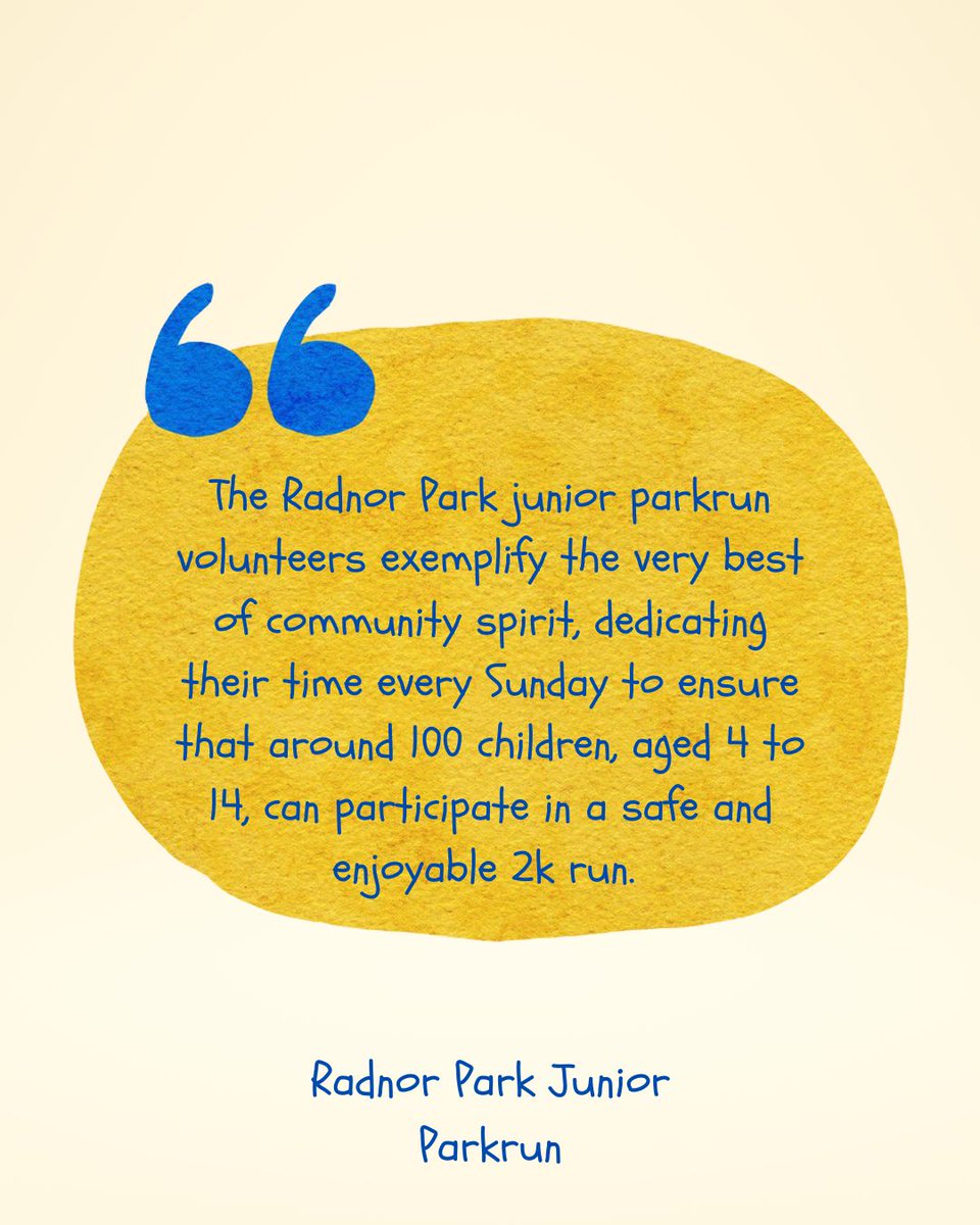 This is so lovely! And a great example of how parkrun volunteers are helping even the littlest of legs find their stride.

Inspired? Nominate your heroes at the Excellence in Volunteering Awards. kcv.org.uk/folkestone-and…
