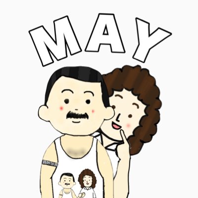 #新しいプロフィール画像

今月はブライアンのように爽やかに過ごしたいものですね💕︎

 #FreddieMercury 
 #BrianMay