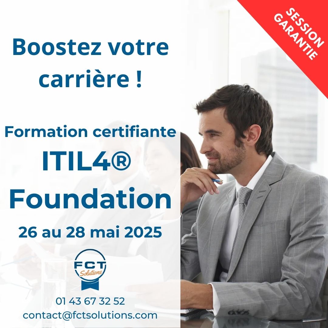 FctSolutionsFR's tweet photo. ➡️ Commencez votre parcours ici : https://t.co/6qD5AUX7er… #FCTSolutions 

#Formationprofessionnelle #ITIL #ITIL4 https://t.co/XjrqXPOqTR