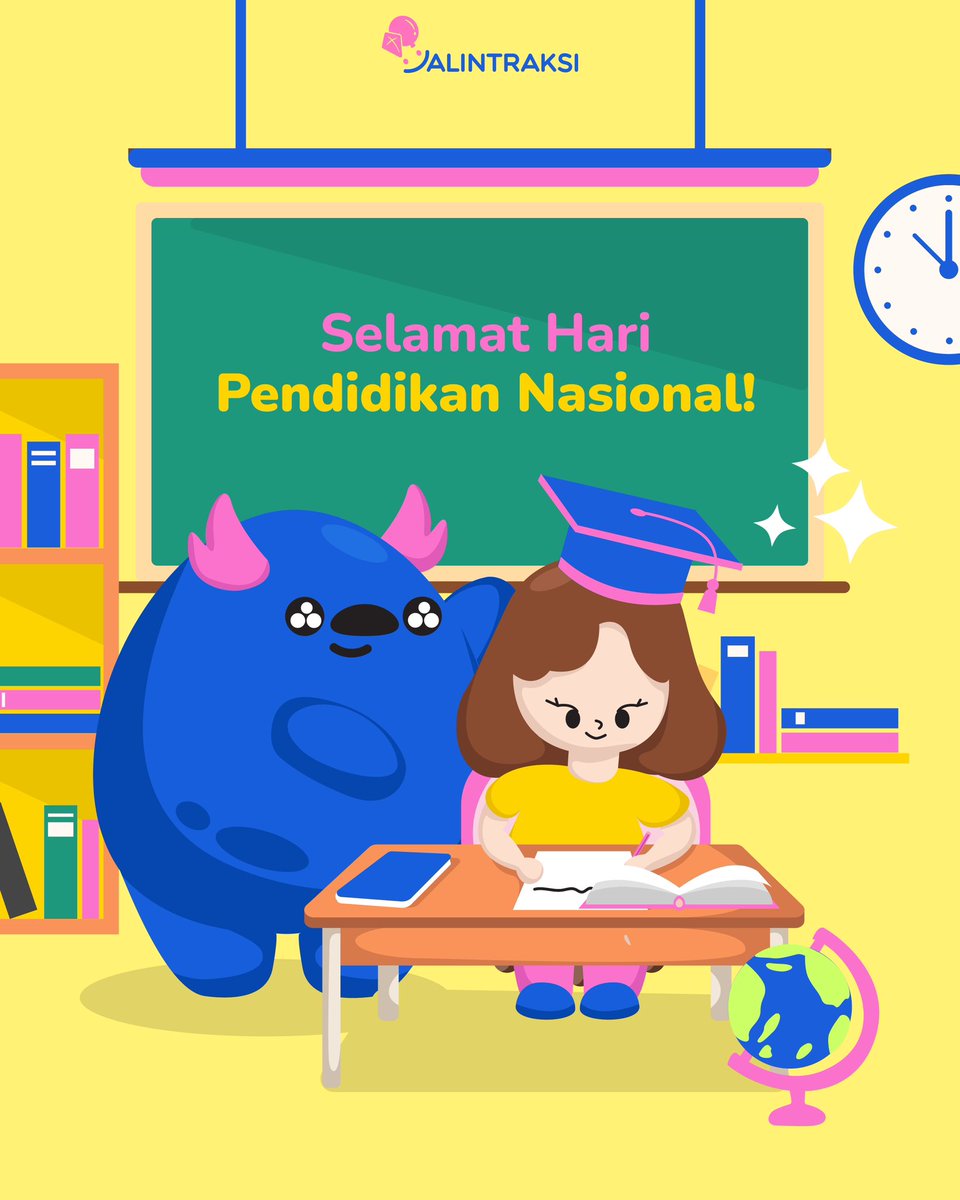 Selamat Hari Pendidikan Nasional! 📚✨

Mari wujudkan mimpi melalui ilmu, karena pendidikan adalah kunci menuju masa depan yang gemilang.

#jalintraksi #HariPendidikanNasional #PendidikanUntukSemua