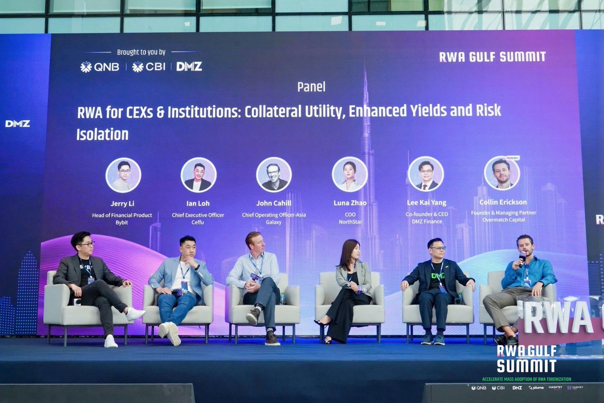 Ceffu (@ceffuglobal) on Twitter photo Sneak peek from our panel at #RWAGULFSUMMIT2025 š
Huge thanks to <a href="/DMZ_Finance/">DMZ Finance</a> for having us! Thrilled we could join this š„ discussion on tokenized #RWAs for institutions & exchanges.
#Token2049Dubai Sneak peek from our panel at #RWAGULFSUMMIT2025 š
Huge thanks to <a href="/DMZ_Finance/">DMZ Finance</a> for having us! Thrilled we could join this š„ discussion on tokenized #RWAs for institutions & exchanges.
#Token2049Dubai