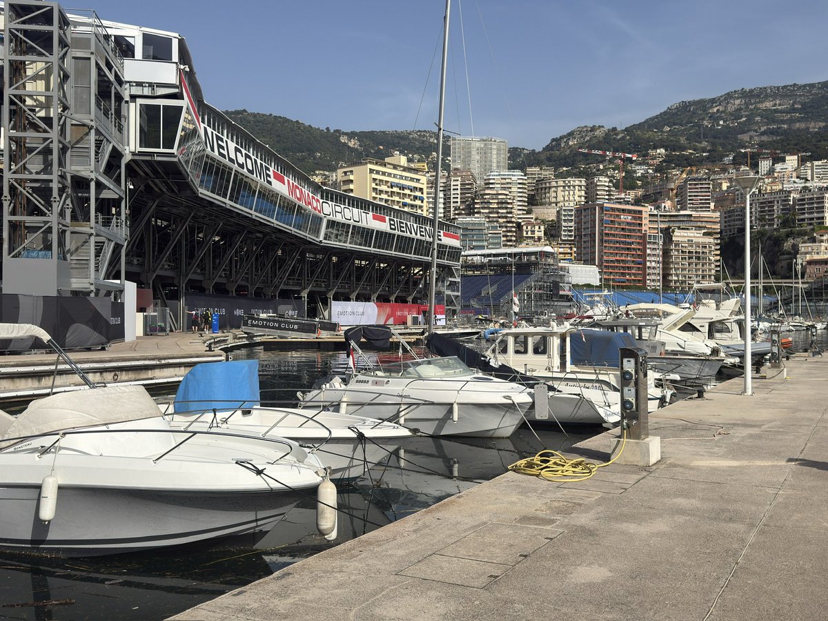 メディアセンターに到着しました。
今日もモナコは快晴☀️です！

#FormulaE #MonacoEprix #フォーミュラE #fejp