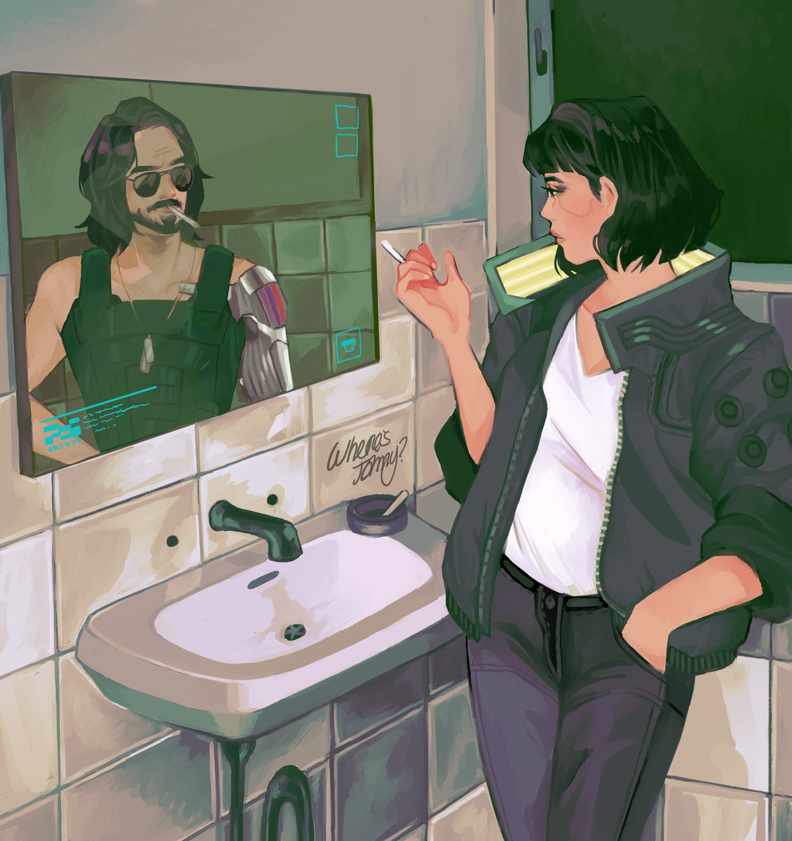 Where's Johnny?  #Cyberpunk2077