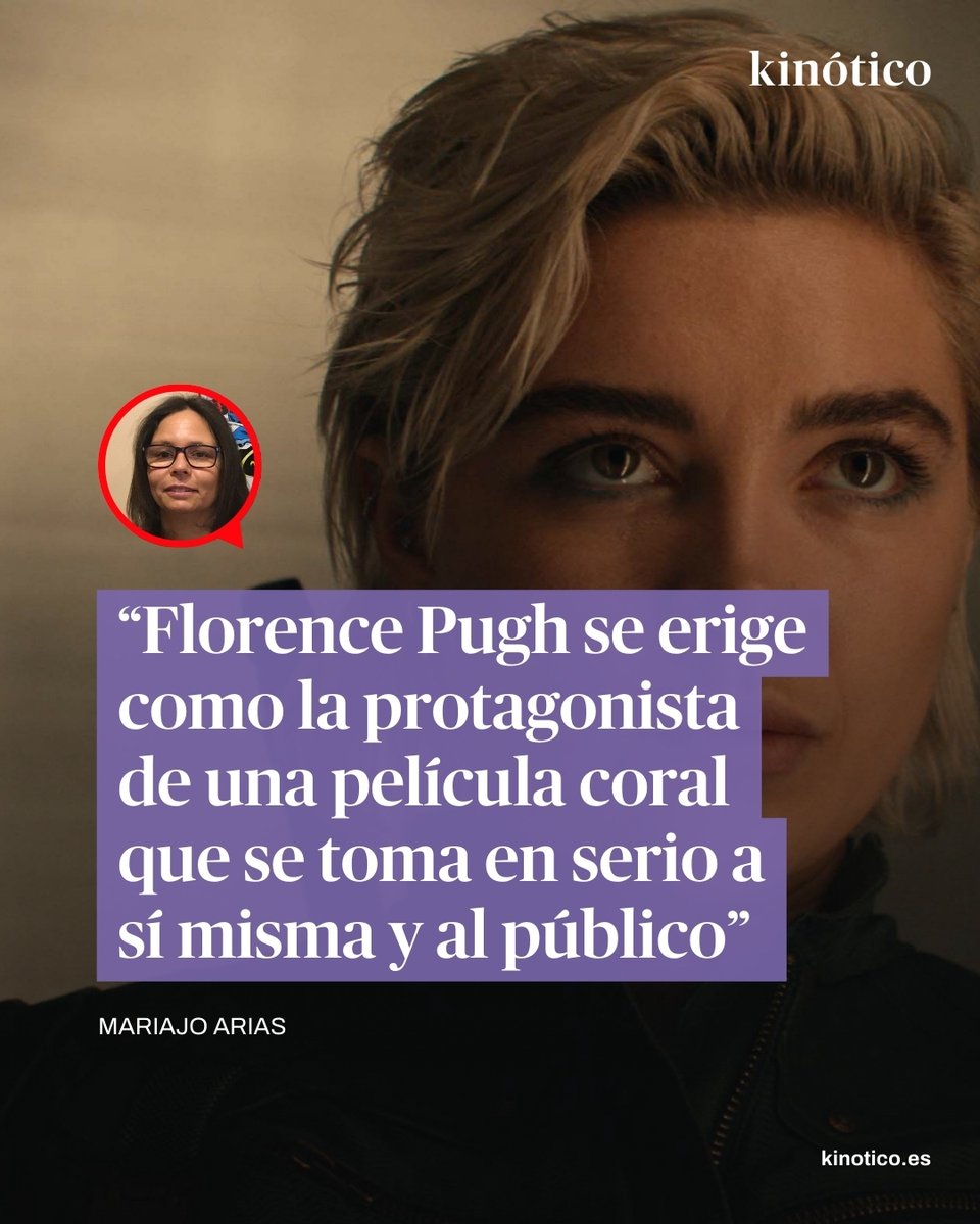 🦸‍♀️'Thunderbolts' ya está en cines y aquí te dejamos la crítica de <a href="/mariajoarias/">Mariajo Arias</a> 

➡️ "Sin esperarlo, ha resultado ser una de las mejores películas de Marvel en años. Y, más curioso aún, una visión lúcida, visual y certera sobre la depresión"

🔗 kinotico.es/opinion/2025-0…