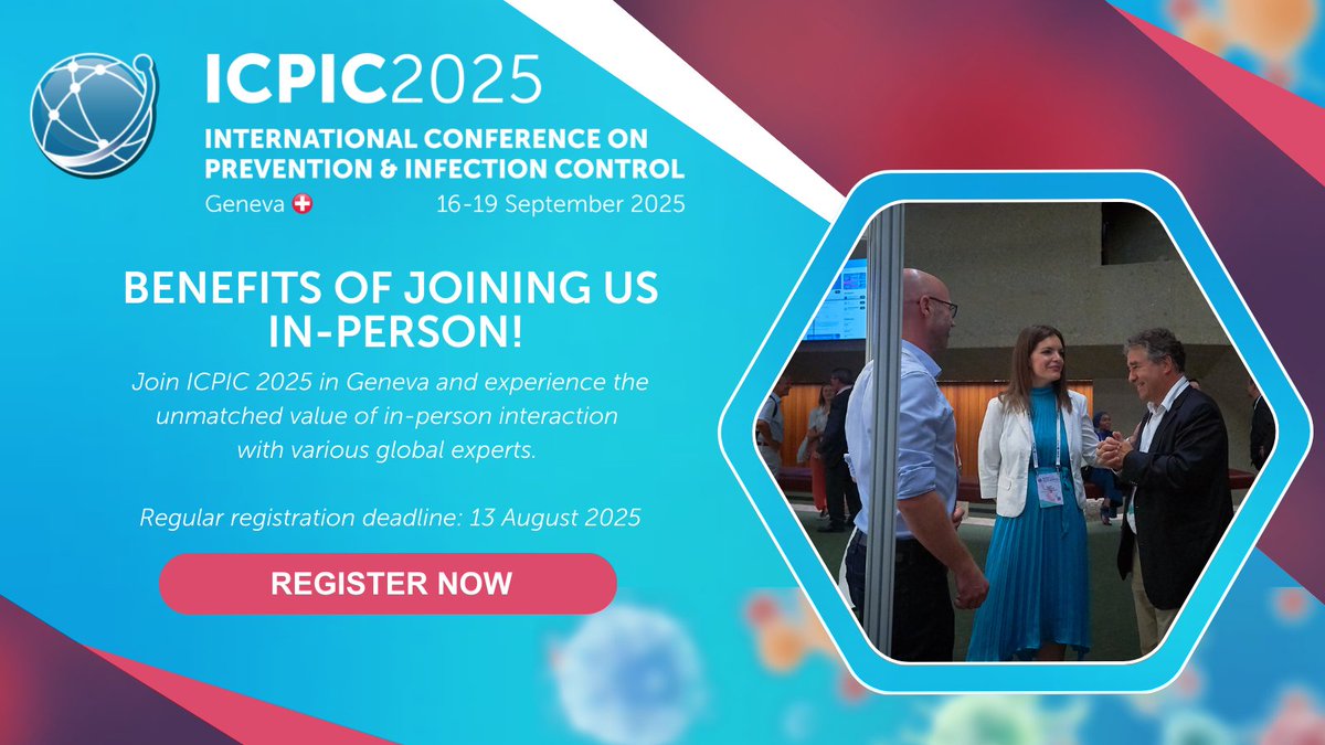 ICPIC_meeting's tweet image. Benefits of joining us in-person! The deepest connections happen live. Experience the unmatched value of in-person interaction with various global experts. Regular registration deadline: 13 August 2025 ➡️ Register now: tinyurl.com/ICPIC-2025-Reg…