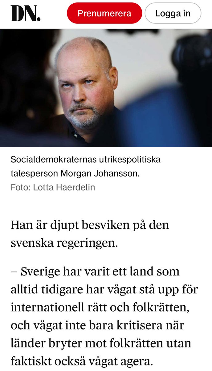 Intervjuas i DN om det allvarliga läget i Gaza. Israels blockad kan leda till massvält och en humanitär katastrof, medan omvärlden bara ser på.

Utanför Gaza står 3 000 lastbilar med förnödenheter, lastade av FN, men Israel vägrar att släppa in det. -&gt;