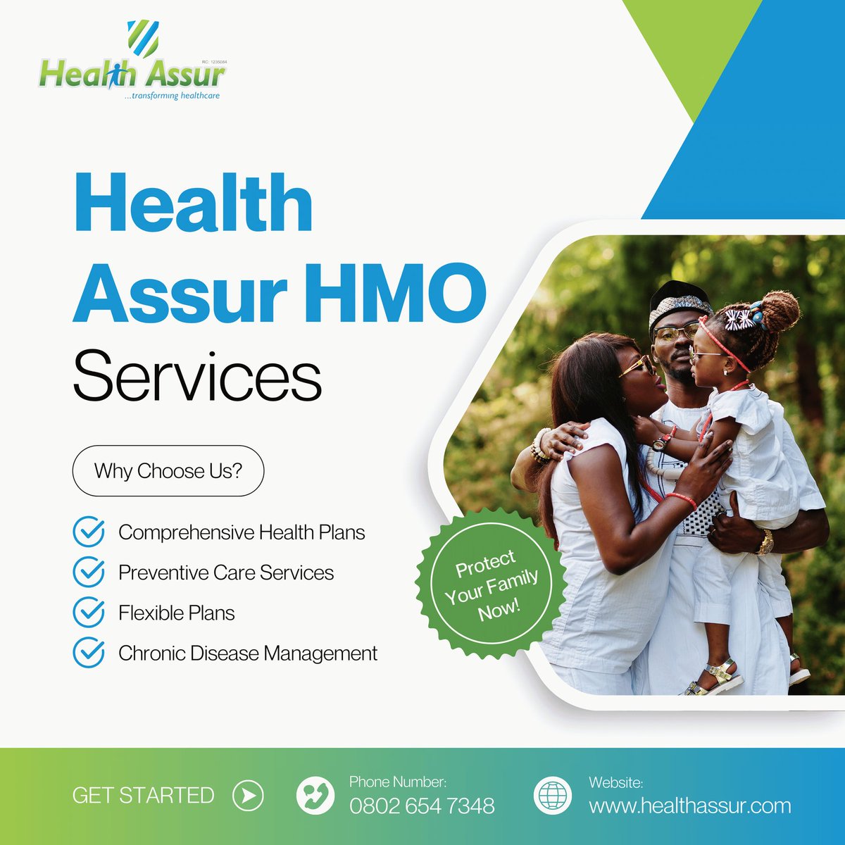 healthassur's tweet photo. Your health, your future.
Health Assur HMO offers:
โ๏ธ Health Plans
โ๏ธ Preventive Care
โ๏ธ Flexibility
โ๏ธ Chronic Disease Management
Protect your family today!
#HealthAssur #HMO #Healthcare https://t.co/WEsNUbvUmR