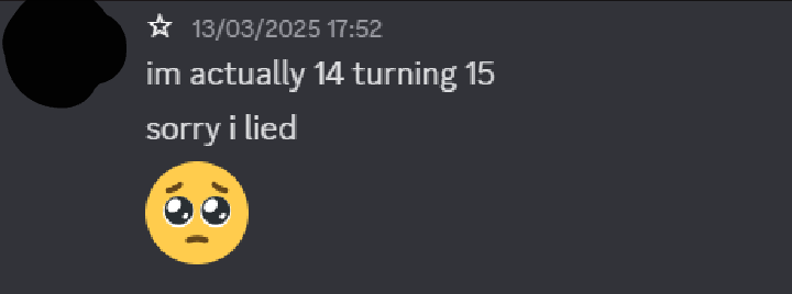 syckary's tweet photo. They lied about their age 3 days(13/03) after being in contact cause of how they felt, they only completely cut off contact 10 days(23/03) later after <3 defended their friend. https://t.co/K2hP4Ha2KU
