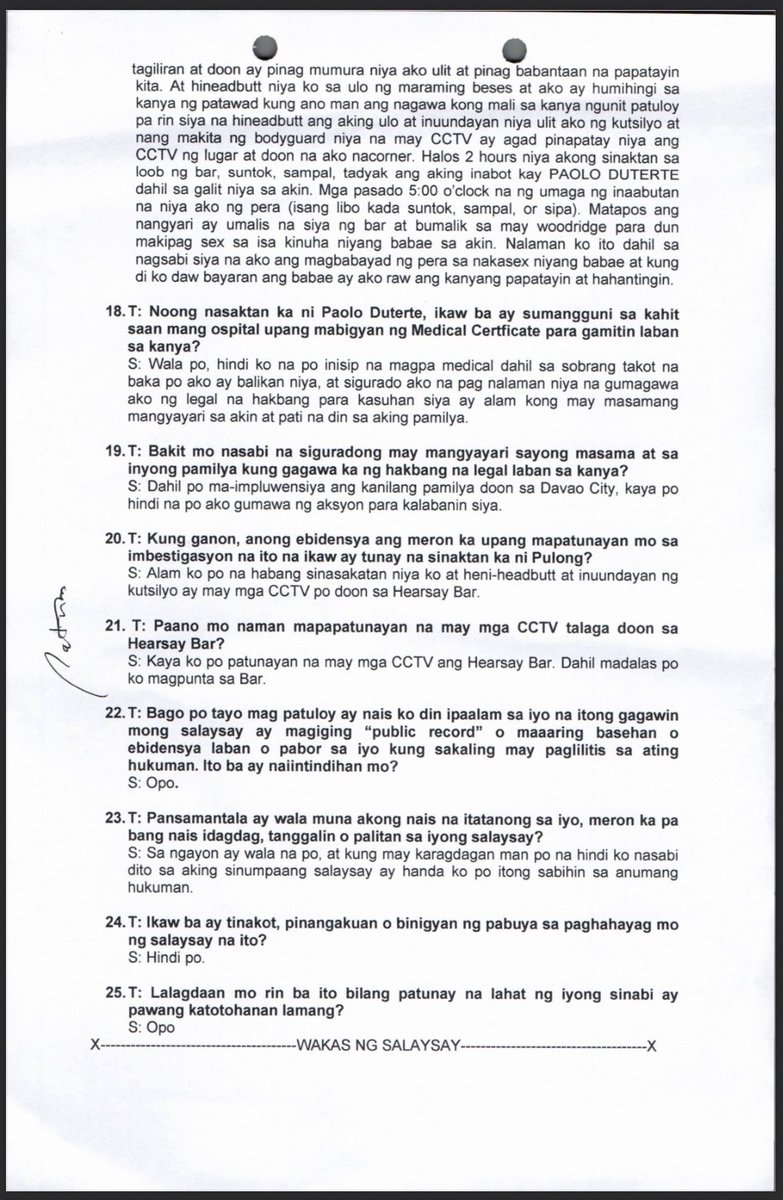 jesusfalcis's tweet image. OMG nanuntok ng bugaw at kumukuha ng babae si Paolo “Pulong” Duterte, anak ni Rodrigo at currently ay Congressman, ayon sa isang police report o sinumpaang salaysay.

This guy is crazy. He committed not just physical injuries and/or attempted murder but also possibly human and…