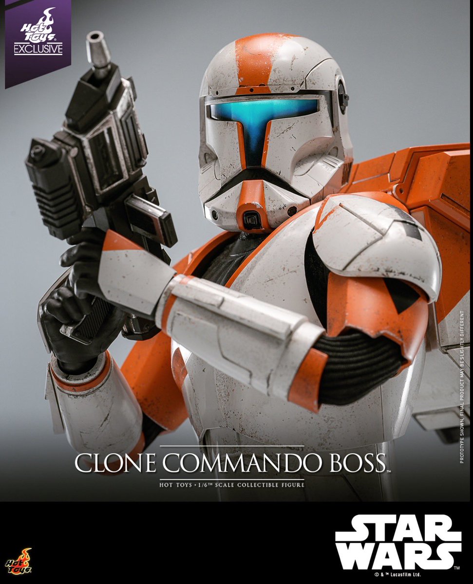 bobafettloot's tweet image. Ahora, este hábil líder está listo para completar la serie del #EscuadrónDelta de #HotToys, que se complace presentar la nueva figura coleccionable #CloneCommando Boss a escala 1/6.