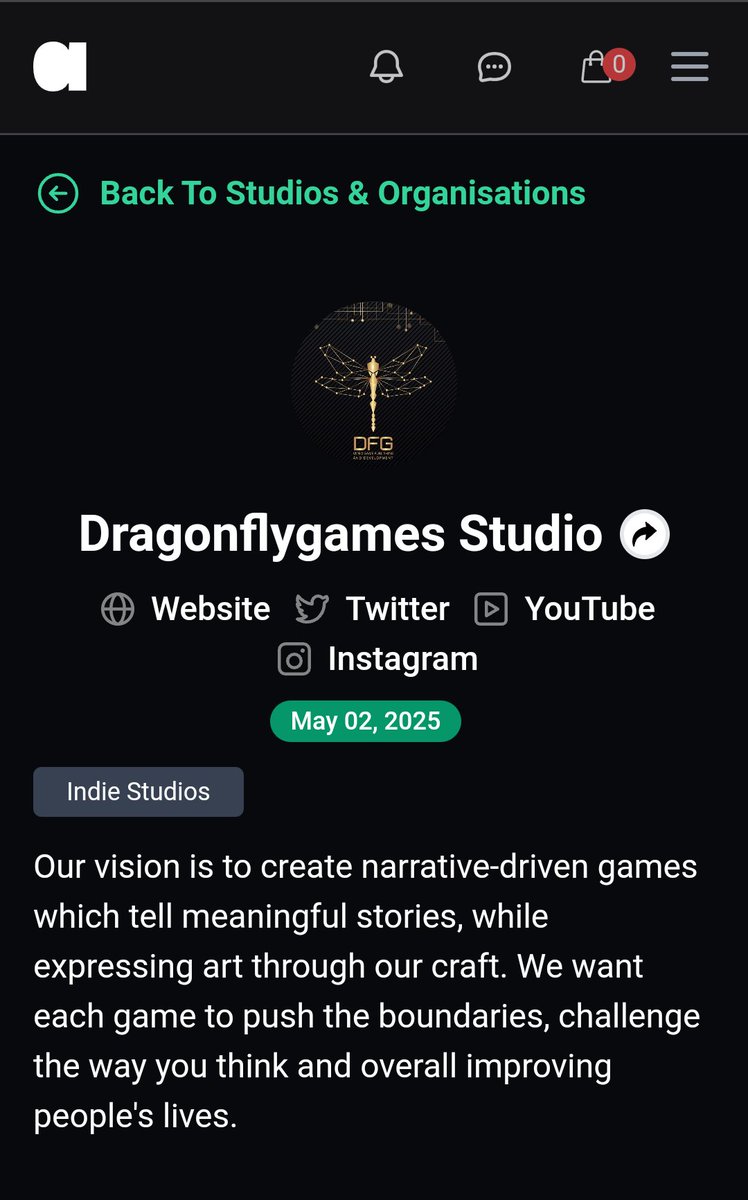 We are pleased to introduce you to <a href="/games_dragonfly/">DragonflyGames</a> on Artgram.co and welcome the Team!  

Studio Profile: artgr.am/fno/V7x6