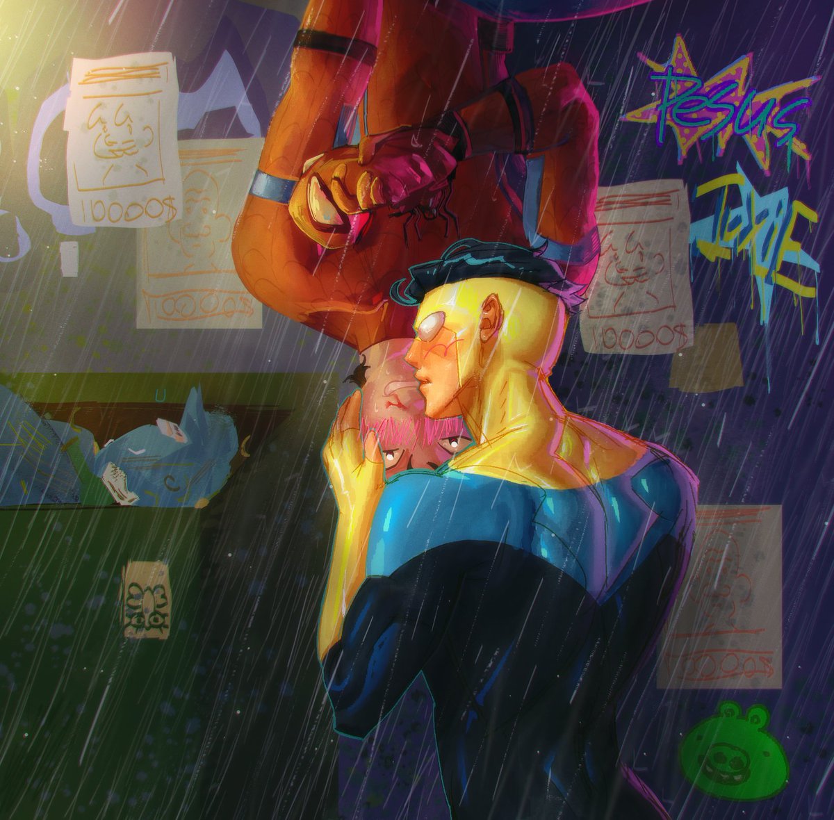 Am i interrupting?🧐🥸
<a href="/pesus4uka/">pesus</a> #INVINCIBLE #Spiderman