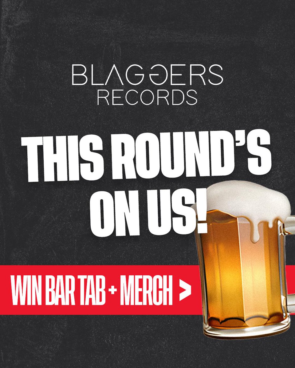 BlaggersRecords (@blaggersr) on Twitter photo Have you entered yet?⏳ Time’s almost up!
Just a few days left to win a £100 bar tab 🍻 + a limited edition Blaggers Records T-shirt 👕🔥
We’re celebrating 100 releases 🎉 by treating the top 3 streamers of “Lift The Curse” by <a href="/MRobertMurphy/">Michael Robert Murphy</a> to a proper night out!
HOW TO ENTER: Have you entered yet?⏳ Time’s almost up!
Just a few days left to win a £100 bar tab 🍻 + a limited edition Blaggers Records T-shirt 👕🔥
We’re celebrating 100 releases 🎉 by treating the top 3 streamers of “Lift The Curse” by <a href="/MRobertMurphy/">Michael Robert Murphy</a> to a proper night out!
HOW TO ENTER: