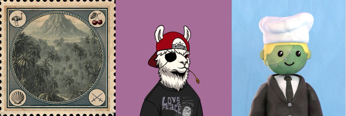 twix4us (@twix4us) on Twitter photo Last time I did a giveaway FT card
Now it's time for NFTs from my friends 🎉
1⃣ Stamp by <a href="/expedition_pics/">Expedition ⚓️</a>
2⃣ Llama by <a href="/SinGardenNFT/">Sin Garden</a>
3⃣ Clay pals by <a href="/Clayaverse/">Clayaverse: Claypals</a>
4⃣ 1 $atom & 4000 $stars
5 winners
Follow <a href="/twix4us/">twix4us</a> & on all who are above
Like + RT + Tag 3 friends
48 Hrs.
GL to all Last time I did a giveaway FT card
Now it's time for NFTs from my friends 🎉
1⃣ Stamp by <a href="/expedition_pics/">Expedition ⚓️</a>
2⃣ Llama by <a href="/SinGardenNFT/">Sin Garden</a>
3⃣ Clay pals by <a href="/Clayaverse/">Clayaverse: Claypals</a>
4⃣ 1 $atom & 4000 $stars
5 winners
Follow <a href="/twix4us/">twix4us</a> & on all who are above
Like + RT + Tag 3 friends
48 Hrs.
GL to all