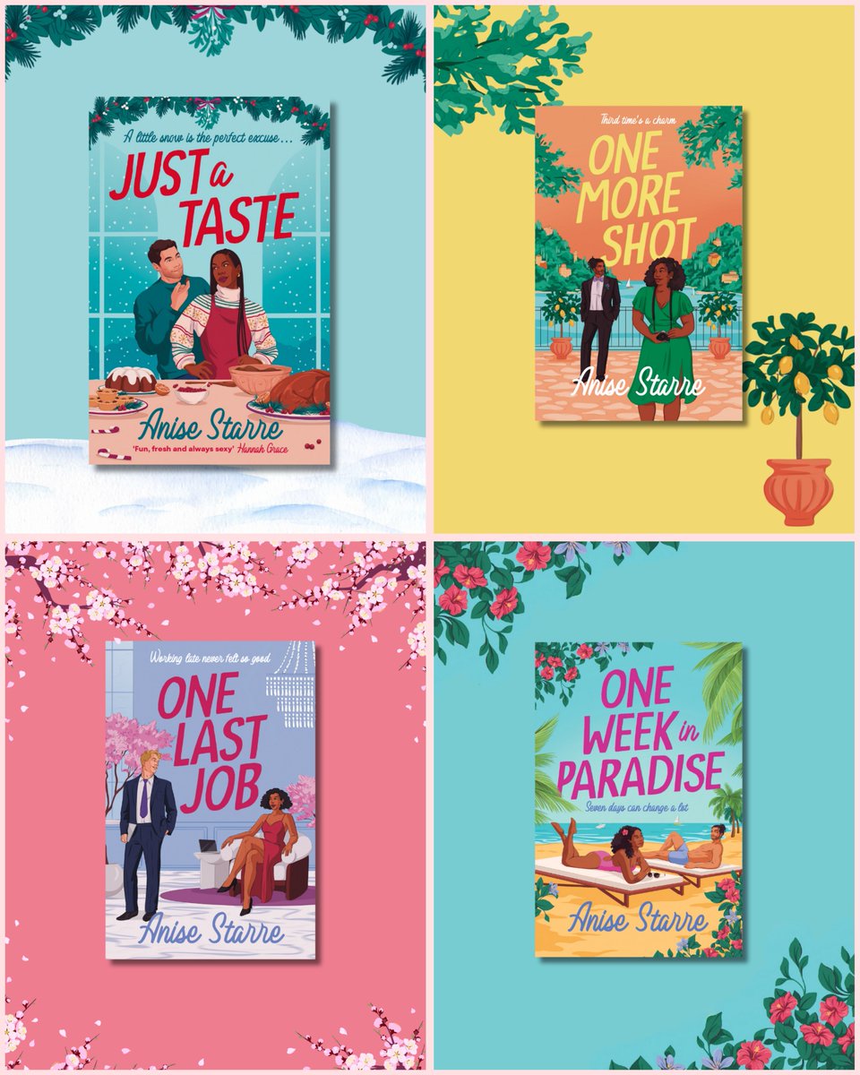 Exciting <a href="/TeamBATC/">BooksAndTheCity</a> announcement! 

'Fun, fresh and always sexy – Anise knows romance' HANNAH GRACE

Welcome to the gang, Anise Starre! We're republishing the #FlightAndFeelings series over the Summer with STUNNING new covers, and #JustATaste in October!

simonandschuster.co.uk/books/Just-a-T…