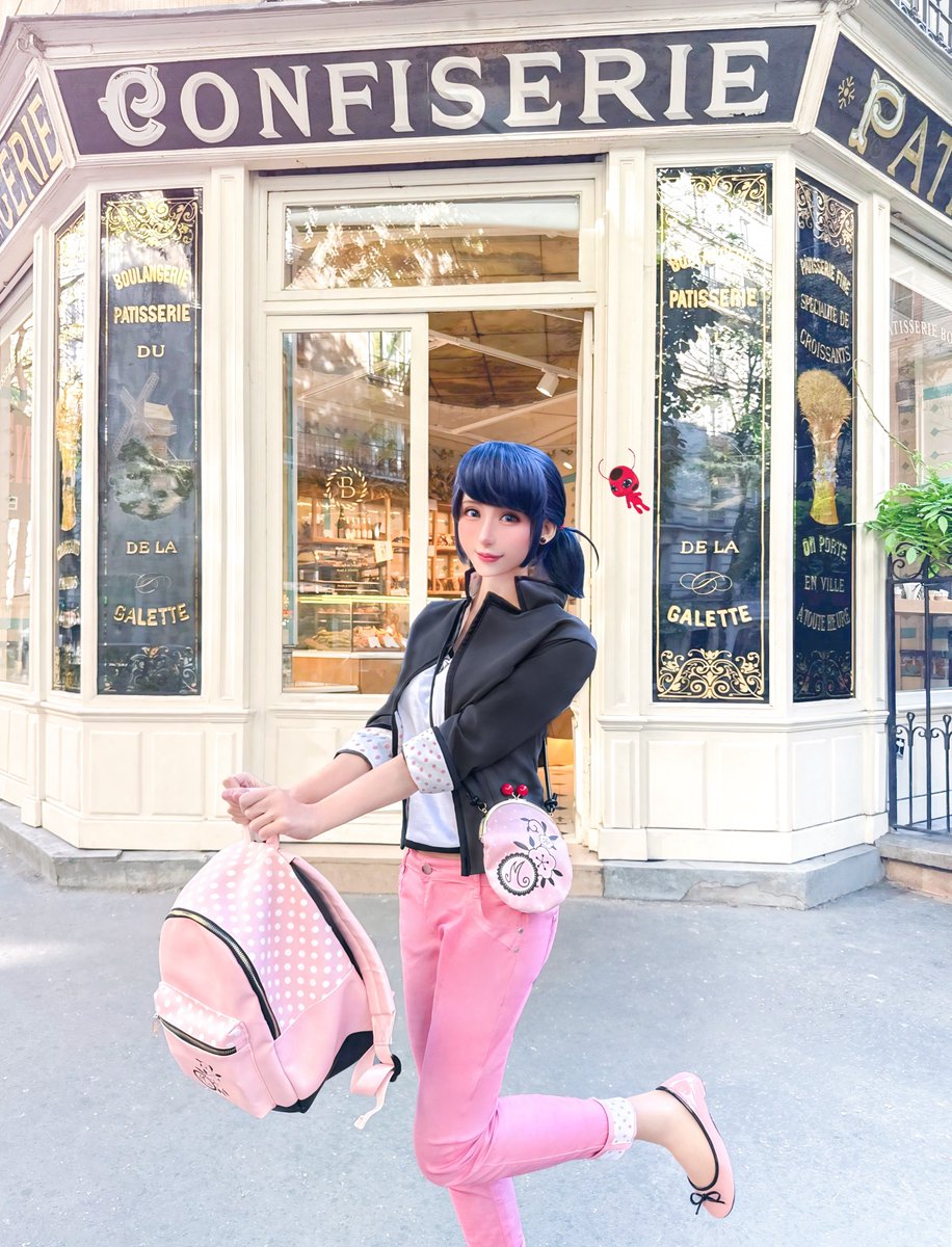 私の名前はマリネット🌸
　　　　昼間はどこにでもいる普通の女の子

でも私には秘密があるの
　　　　みんなには言えない特別な秘密…🐞

#miraculous #MiraculousLadybug #cosplay